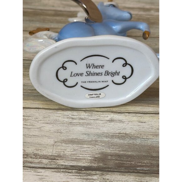 Franklin Mint Treasury of Unicorns - Love Series Where Love Shines Bright - Picture 12 of 12